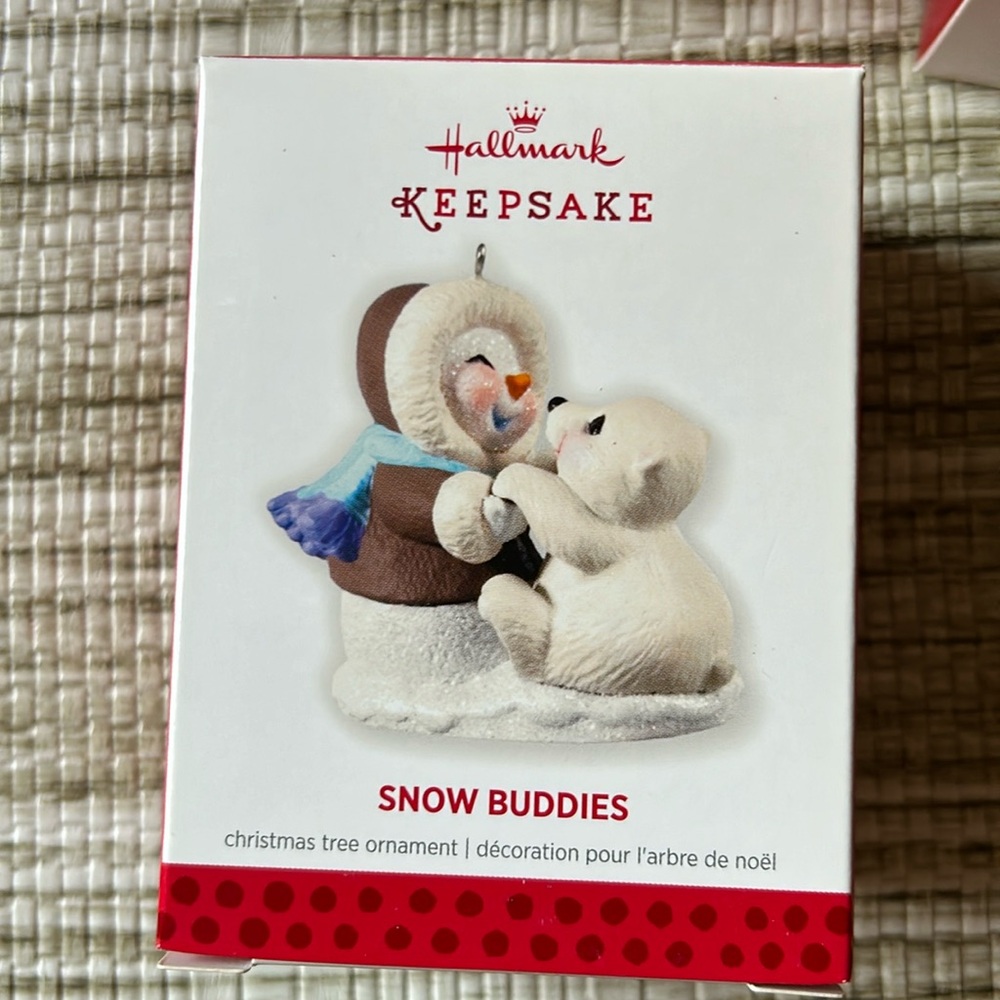 Hallmark Keepsake Snow‎ Buddies 2013 16th in the Series Christmas Ornament